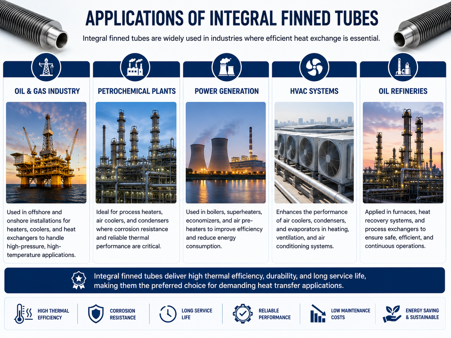 Integral Finned Tubes